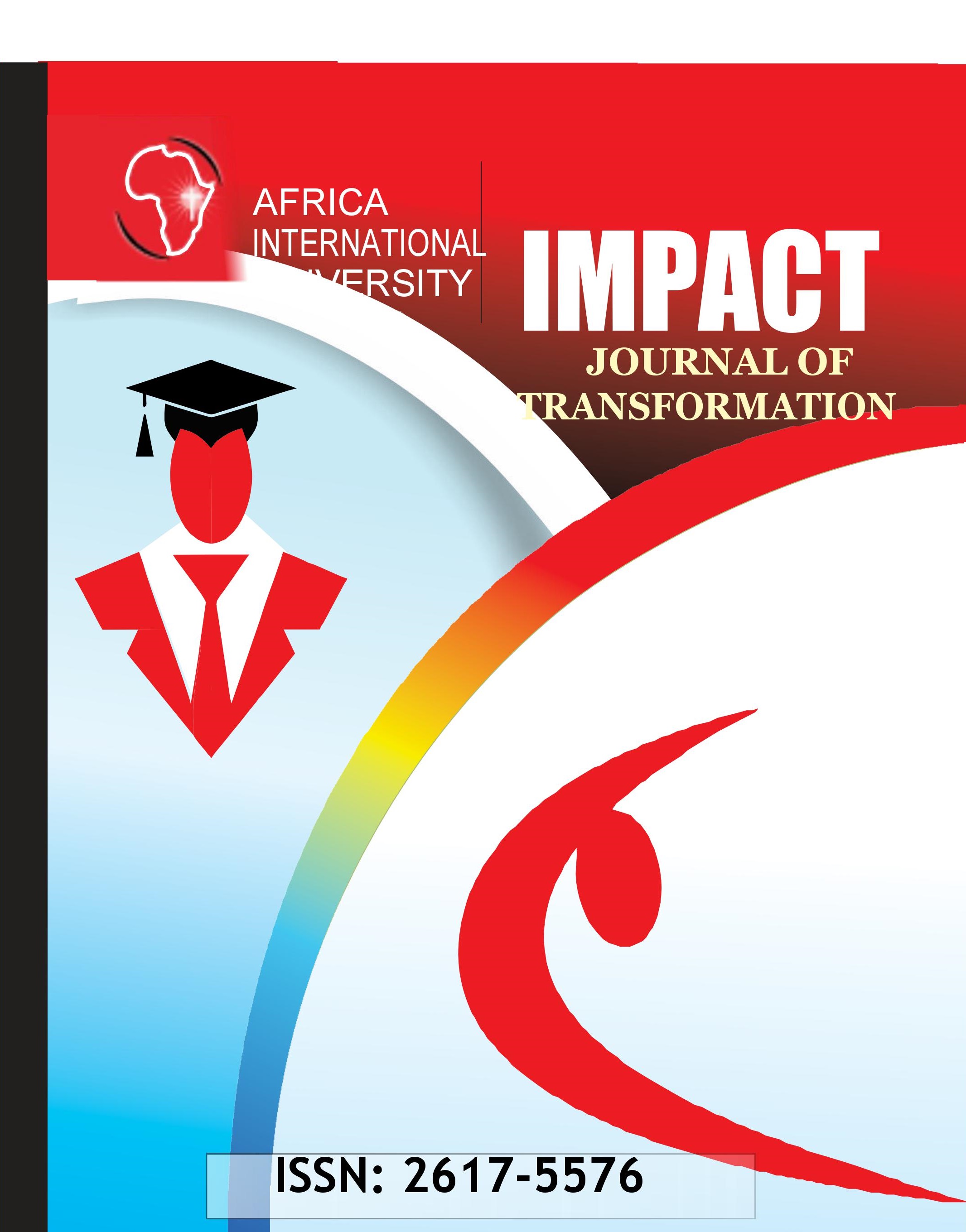 					Afficher Vol. 5 No 1 (2022): Impact: Journal of Transformation 
				